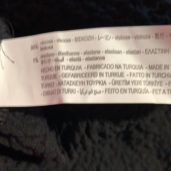 Zara Black Textured Wave Mini Dress - Picture 8 of 9